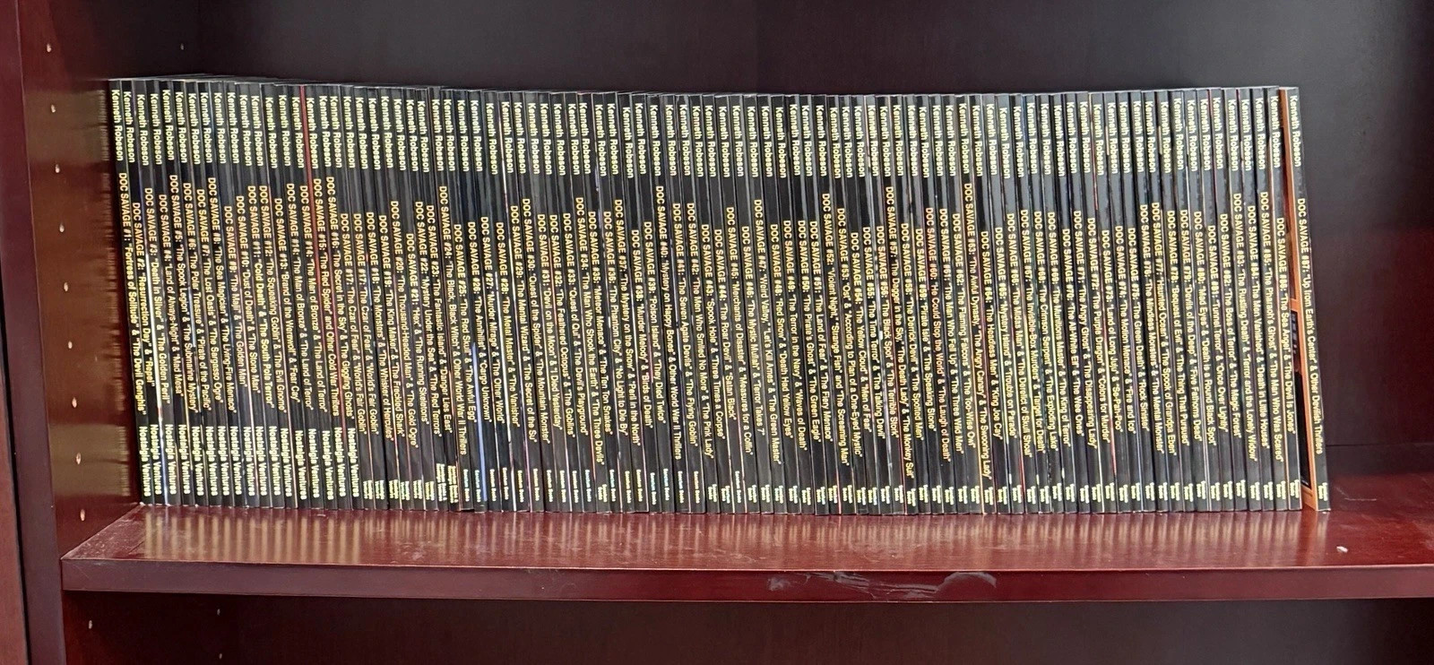 HUGE LOT OF 89 DOC SAVAGE Sanctum Books Kenneth Robeson RARE FIND
