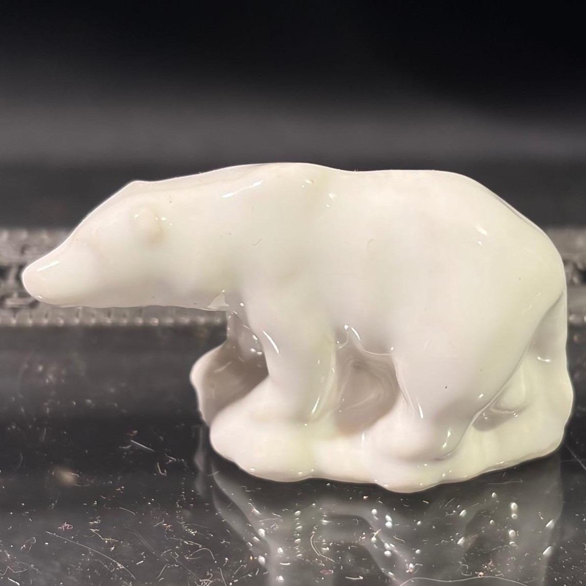 Wade Vintage Miniature White Porcelain Polar Bear Figurine Small Animal Wade Vintage Miniature White Porcelain Polar Bear Figurine Small Animal