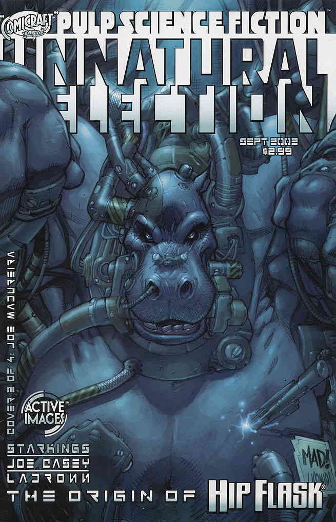 Hip Flask: Unnatural Selection #1B FN; Active Images | Joe Madureira - w/Bag+Boa Hip Flask: Unnatural Selection #1B FN; Active Images | Joe Madureira - w/Bag+Boa
