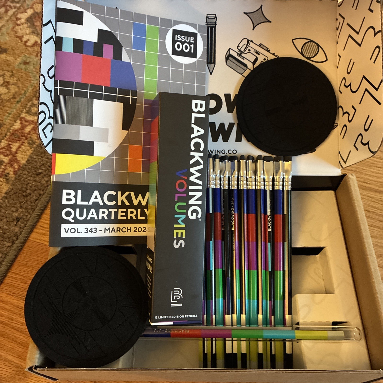 Blackwing Volumes 343 Broadcast TV Pencils March 2026 Subscription Box New Blackwing Volumes 343 Broadcast TV Pencils March 2026 Subscription Box New