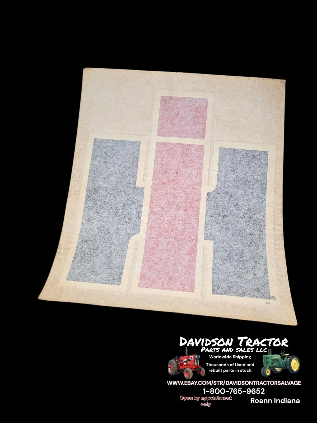 International Harvester 27774R1 New Old Stock IH Sticker International Harvester 27774R1 New Old Stock IH Sticker