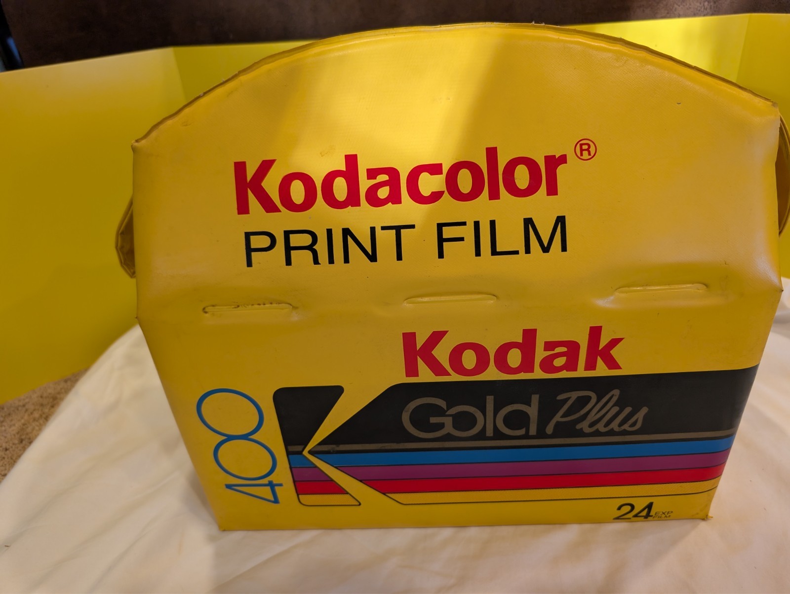 Vintage Kodak Kodacolor Gold 400 Film Soft Vinyl Cooler Vintage Kodak Kodacolor Gold 400 Film Soft Vinyl Cooler