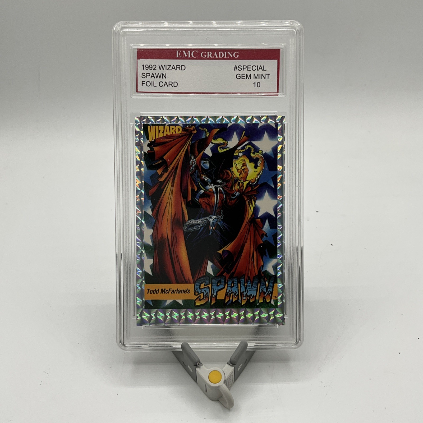 1992 Wizard Spawn Foil Prismatic Card #Special EMC Graded Gem Mint 10