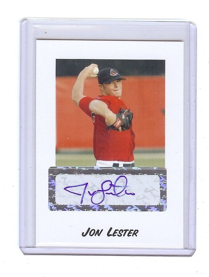 JON LESTER 2004 Boston Red Sox / Chicago Cubs Certified AUTOGRAPH RC
