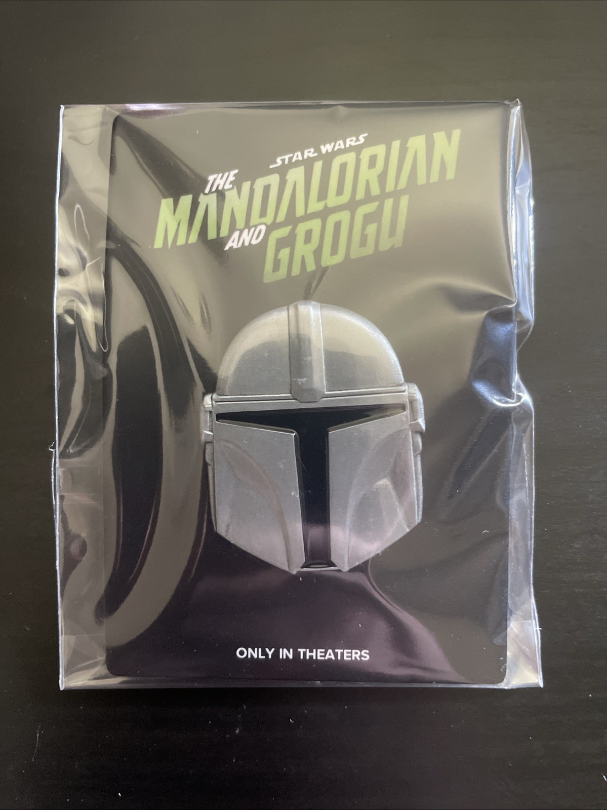 SEALED/UNUSED Star Wars Mandalorian & Grogu Mandalorian Helmet Promotional Pin SEALED/UNUSED Star Wars Mandalorian & Grogu Mandalorian Helmet Promotional Pin