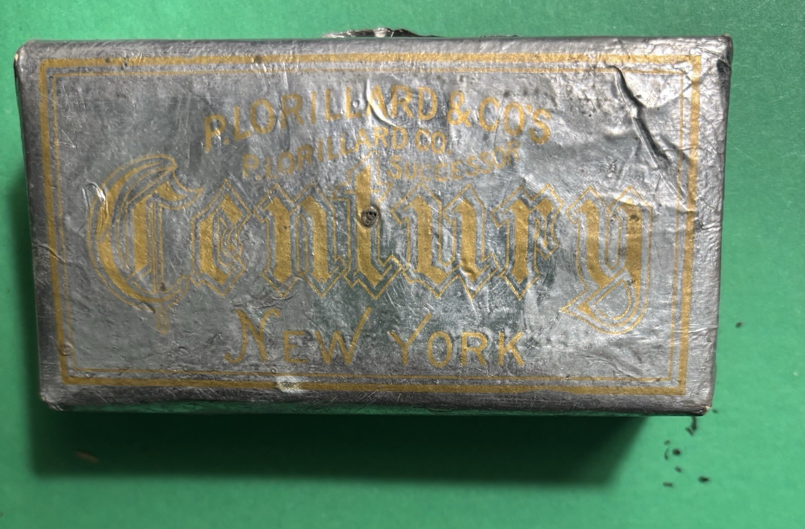 Early Vintage 1900\'s Century Tobacco Foil Bar P. Lorillard Co.