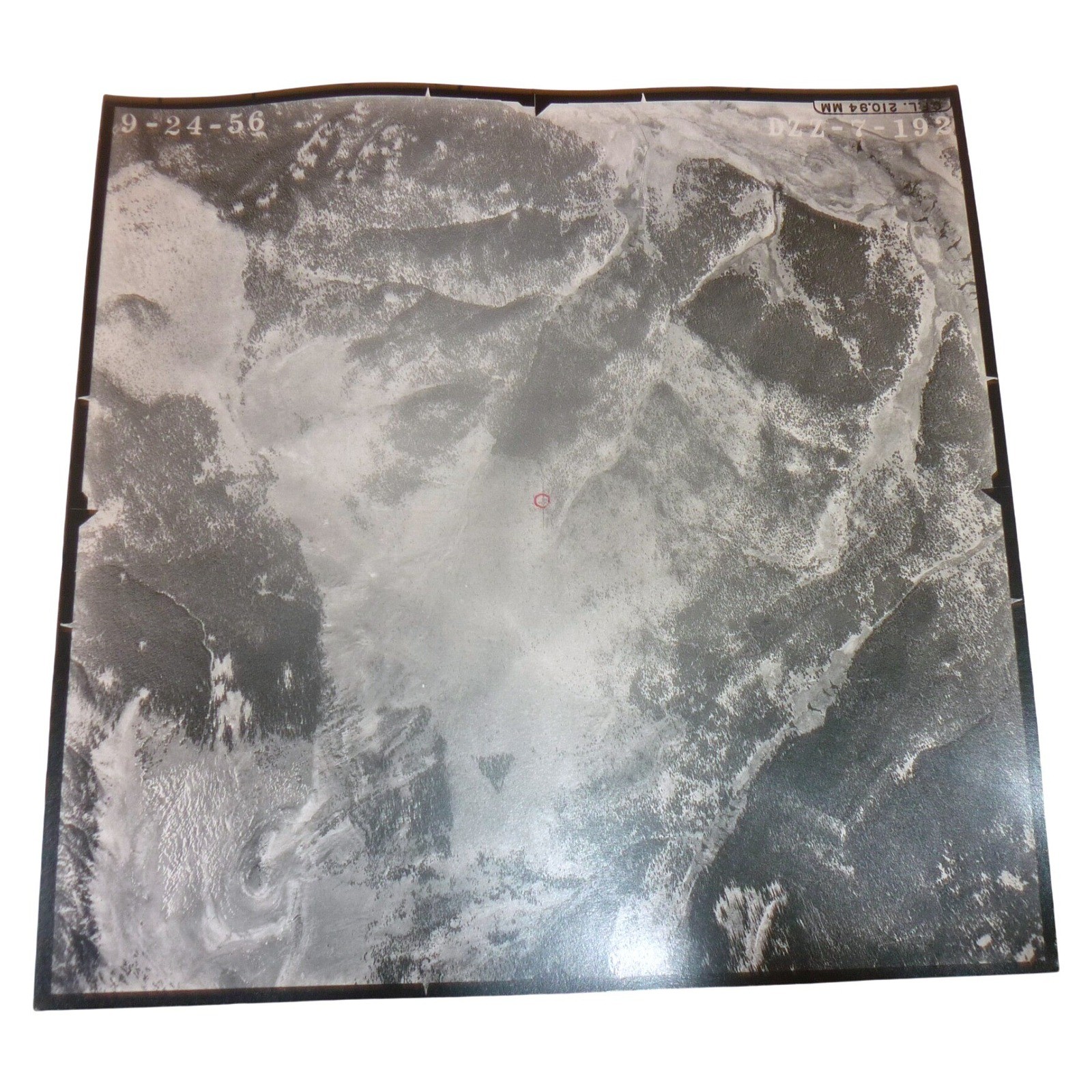 Vintage 1956 Aerial Photography Print Topographical Survey Photo 9x9 DZZ-7-192 Vintage 1956 Aerial Photography Print Topographical Survey Photo 9x9 DZZ-7-192