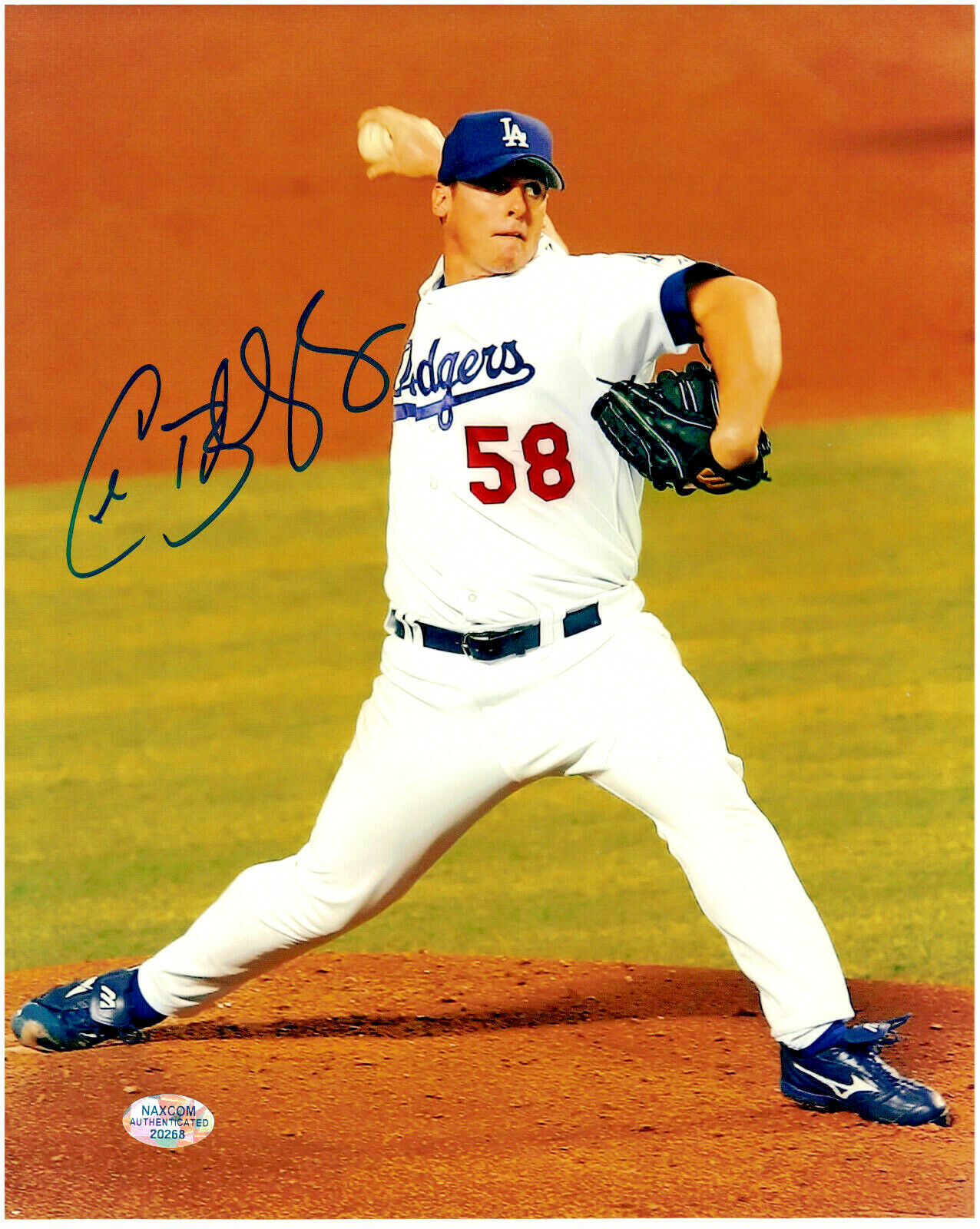Chad Billingsley-Los Angeles Dodgers- Autographed 8x10 Photo