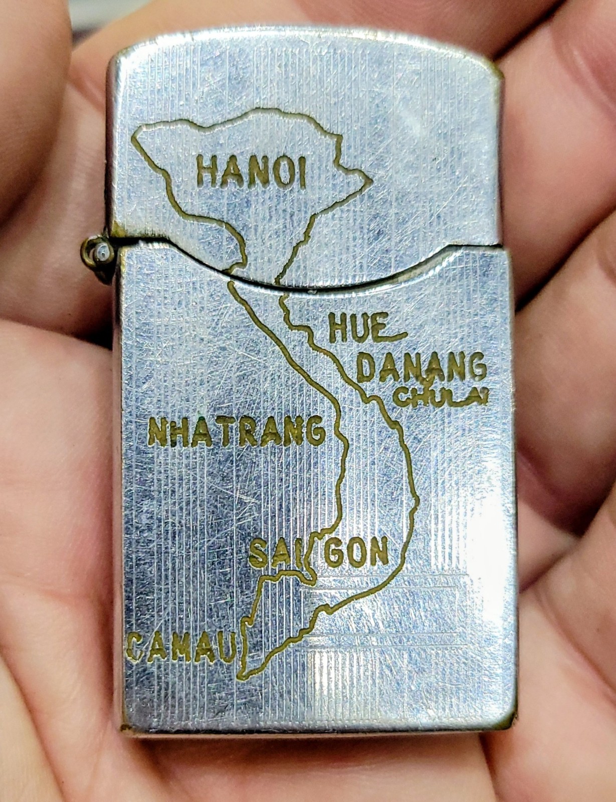 Zenith Vietnam Windproof Lighter- CHU-LAI VIET-NAM WAR ERA 1965-1966 USED Zenith Vietnam Windproof Lighter- CHU-LAI VIET-NAM WAR ERA 1965-1966 USED