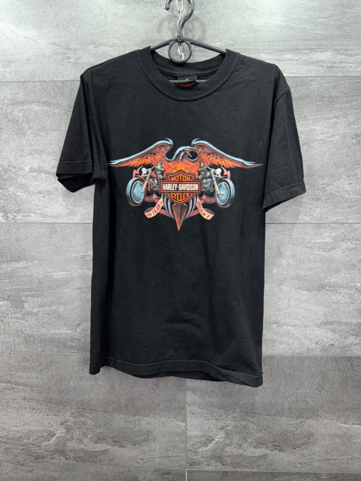 Harley Davidson Men\'s T-shirt Black Oxford England 2004 Shirt Size S Harley Davidson Men\'s T-shirt Black Oxford England 2004 Shirt Size S