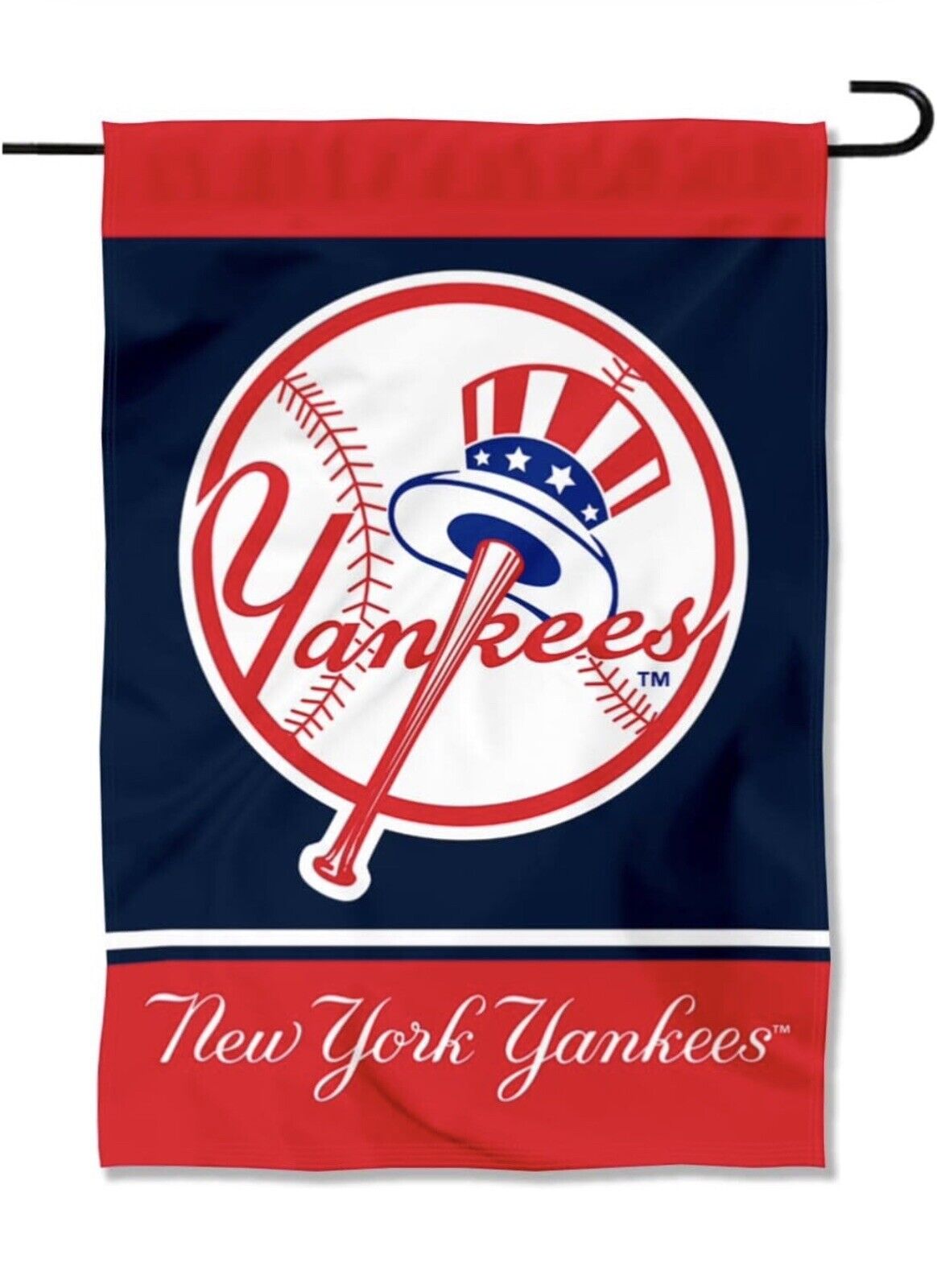 MLB New York Yankees Vintage Throwback Double Sided Garden Flag NY Yankees Flag