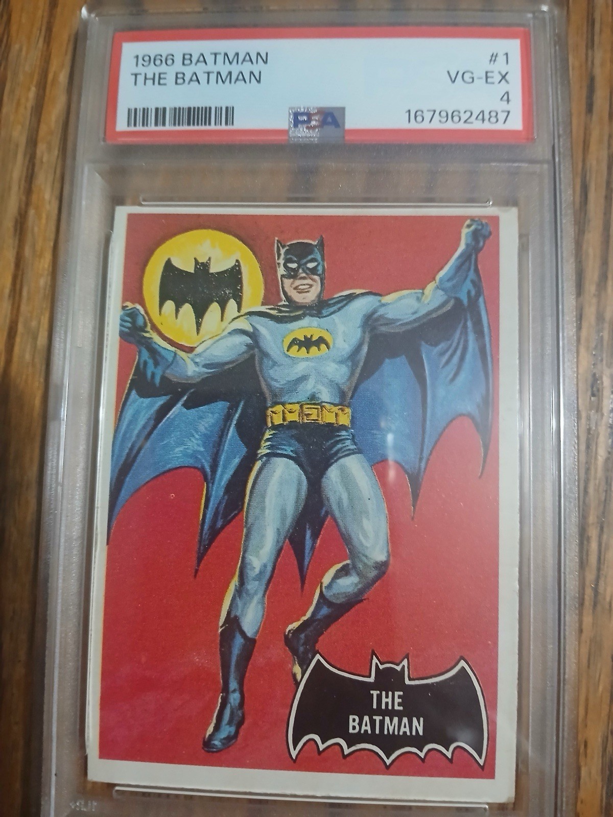 Topps 1966 Batman #1 The Batman Non-Sport Trading Card Base Set Vintage
