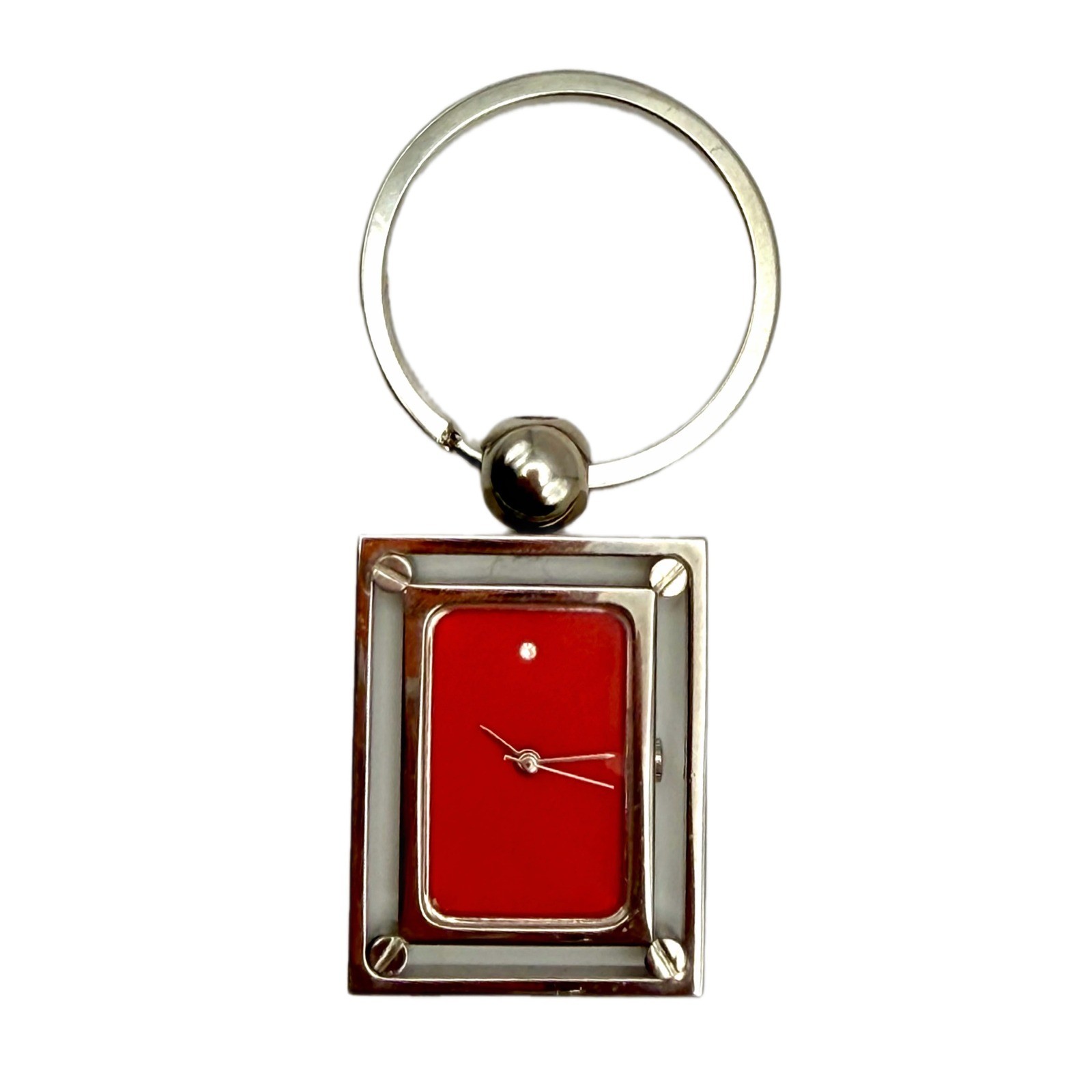 Vintage MGM Grand Las Vegas Keychain Watch Red Dial Quartz Casino Souvenir RARE