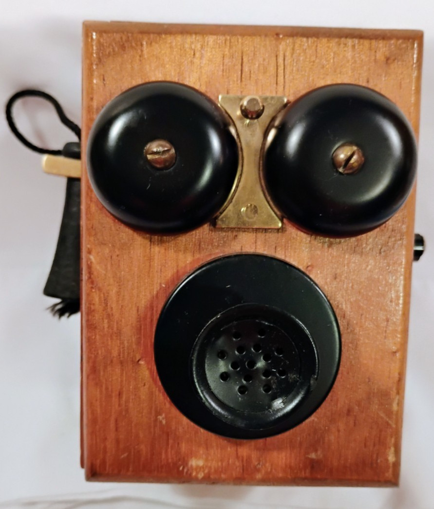 Vintage Pencil Sharpener Wooden Telephone Miniature Antique Wall Phone Vintage Pencil Sharpener Wooden Telephone Miniature Antique Wall Phone