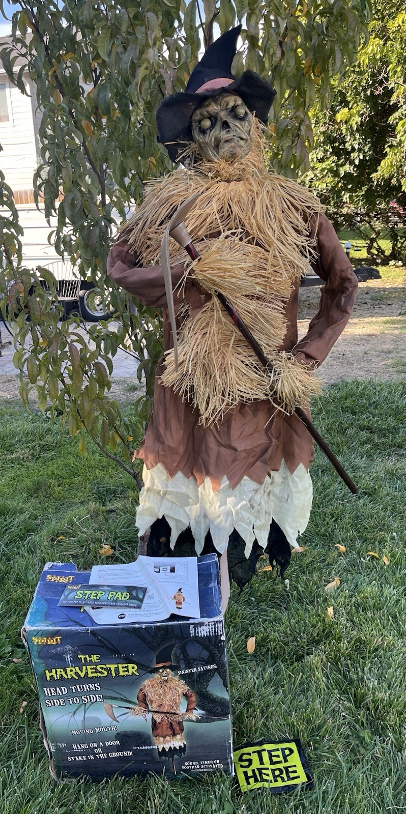 Spirit Halloween The Harvester Animatronic Horror Prop Scarecrow Fully Working Spirit Halloween The Harvester Animatronic Horror Prop Scarecrow Fully Working