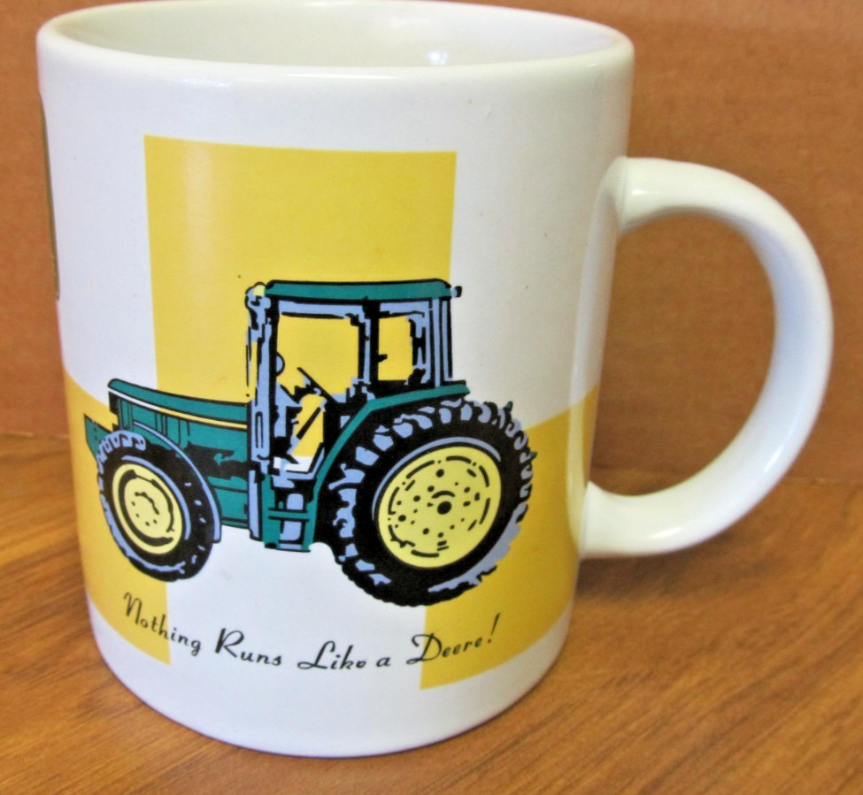 Vintage Gibson ~ John Deere Coffee / Tea Mug / Cup \ Vintage Gibson ~ John Deere Coffee / Tea Mug / Cup \
