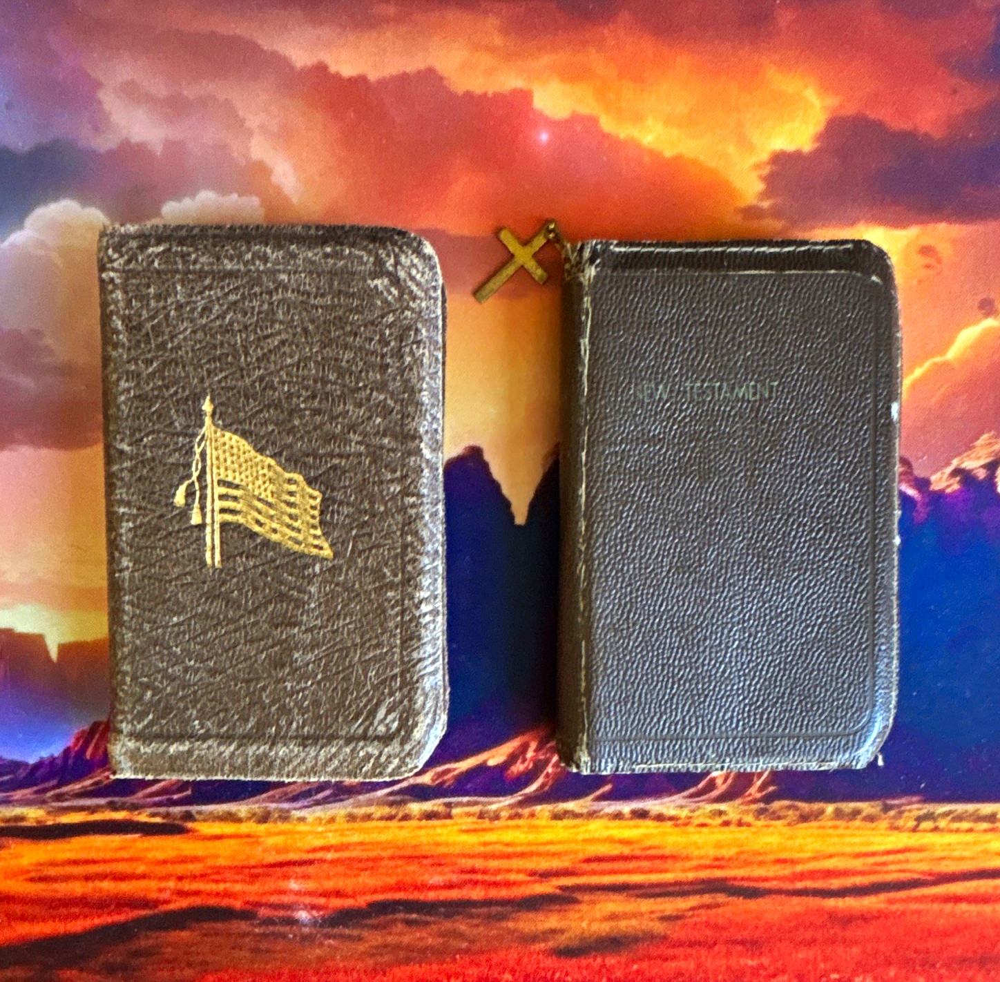 Vintage Pocket New Testaments Lot of 2, Antique Vintage Pocket New Testaments Lot of 2, Antique