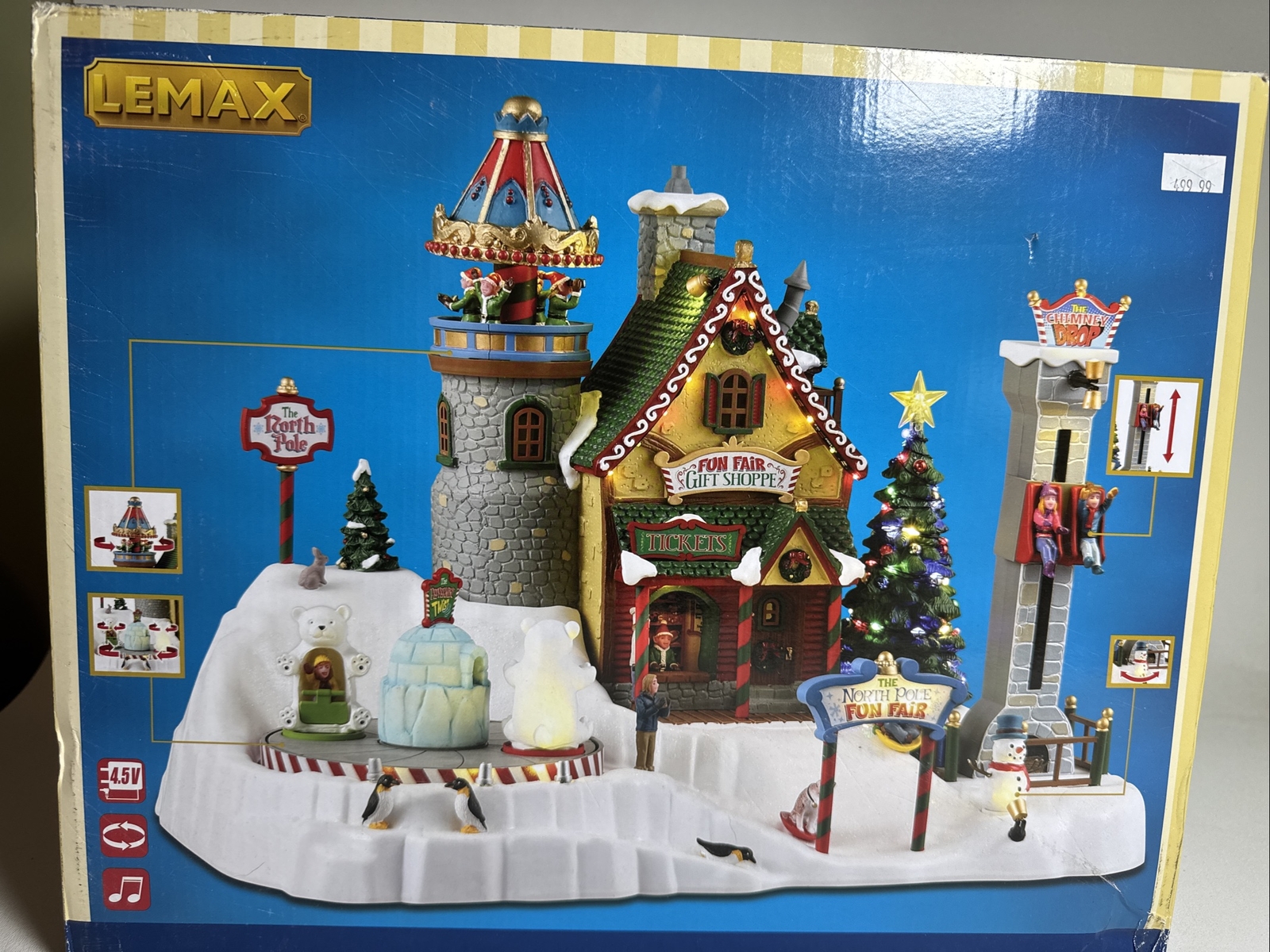 Lemax North Pole Fun Fair Sights and Sounds Item 35019 NIOB