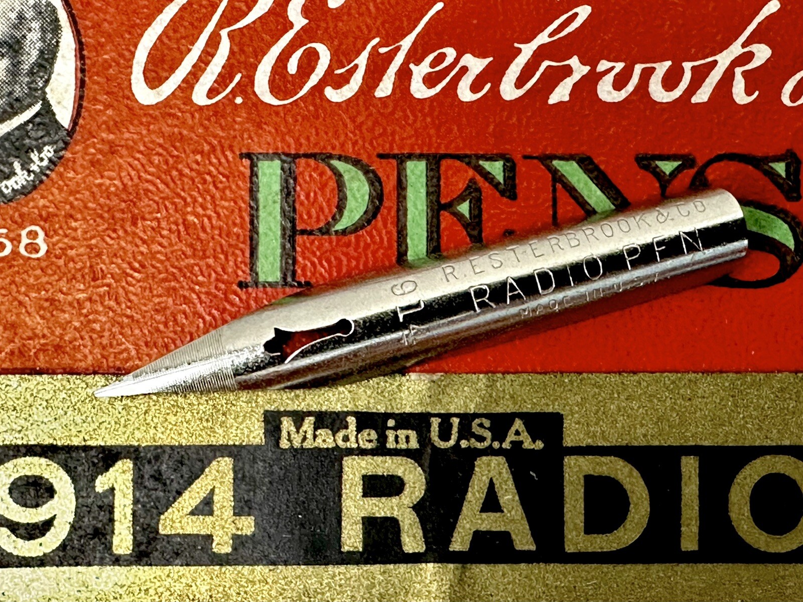 Vintage Charles Schulz ESTERBROOK 914 RADIO Dip Pen Nib Snoopy Antique