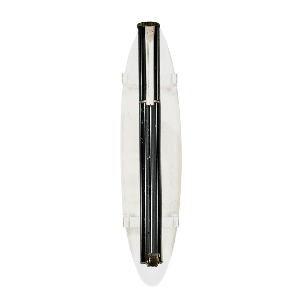 Colibri Clip Lighter Black Gold Pen Style Refillable Instructions Japan Vintage Colibri Clip Lighter Black Gold Pen Style Refillable Instructions Japan Vintage