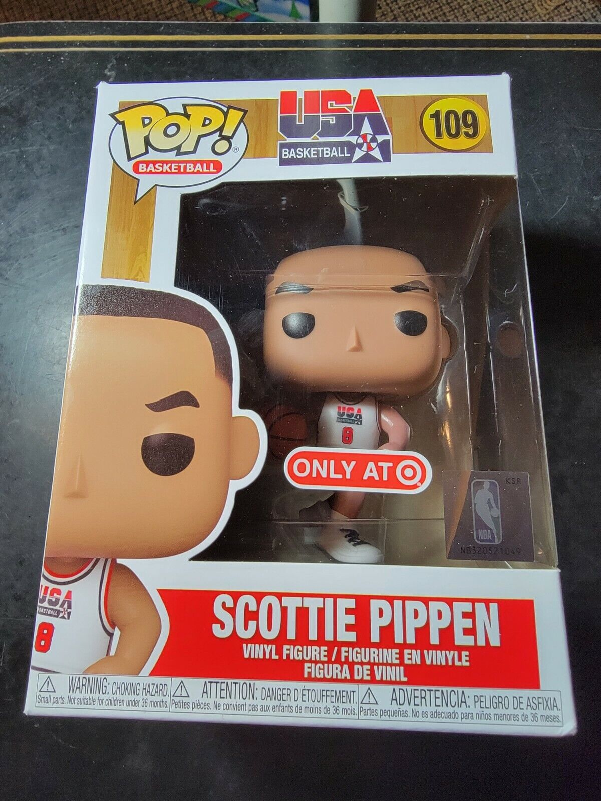Funko Pop USA Basketball #109 Scottie Pippen Vinyl Figure - Target Exclusive NEW