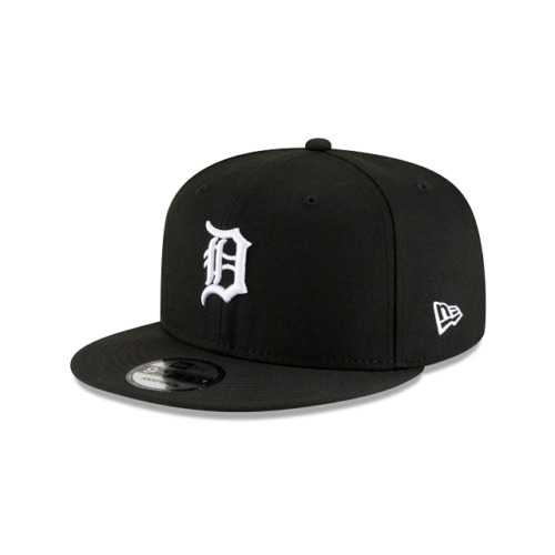 New Era Detroit Tigers MLB Basic Snapback 950 Adjustable Men's Cap -Black/White