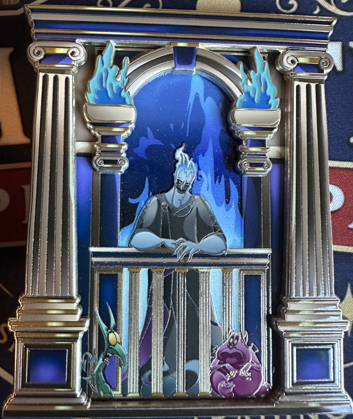 Hades-Disney Pin on Pin Fantasy Pin-Hercules-LE 30-Rare Hades-Disney Pin on Pin Fantasy Pin-Hercules-LE 30-Rare