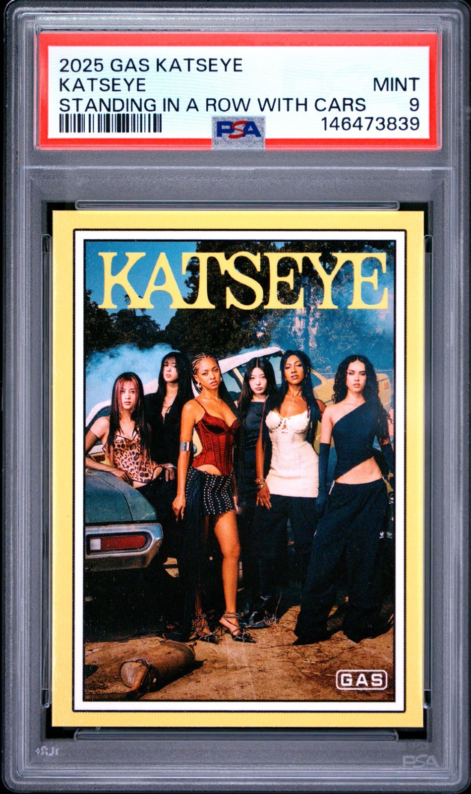 Katseye 2025 GAS Trading Cards Beautiful Chaos Cars Rookie RC PSA 9 Mint Katseye 2025 GAS Trading Cards Beautiful Chaos Cars Rookie RC PSA 9 Mint