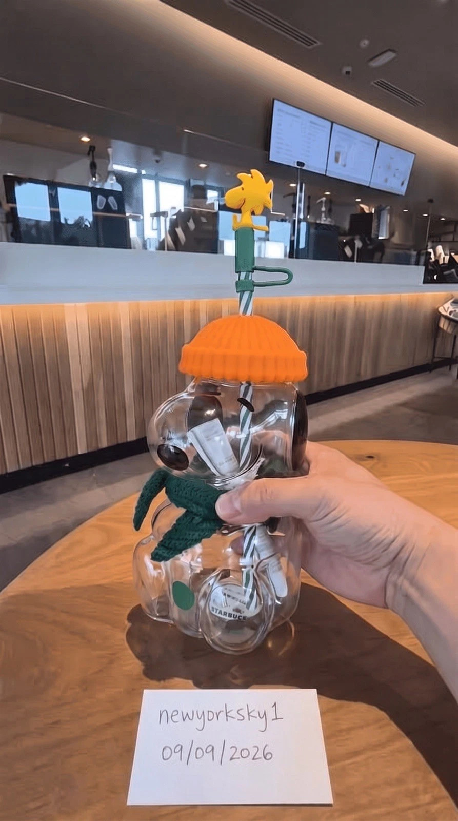 NEW 2026 Special Edition Presale Starbucks x Peanuts Snoopy Glass Cup GIFT NEW 2026 Special Edition Presale Starbucks x Peanuts Snoopy Glass Cup GIFT