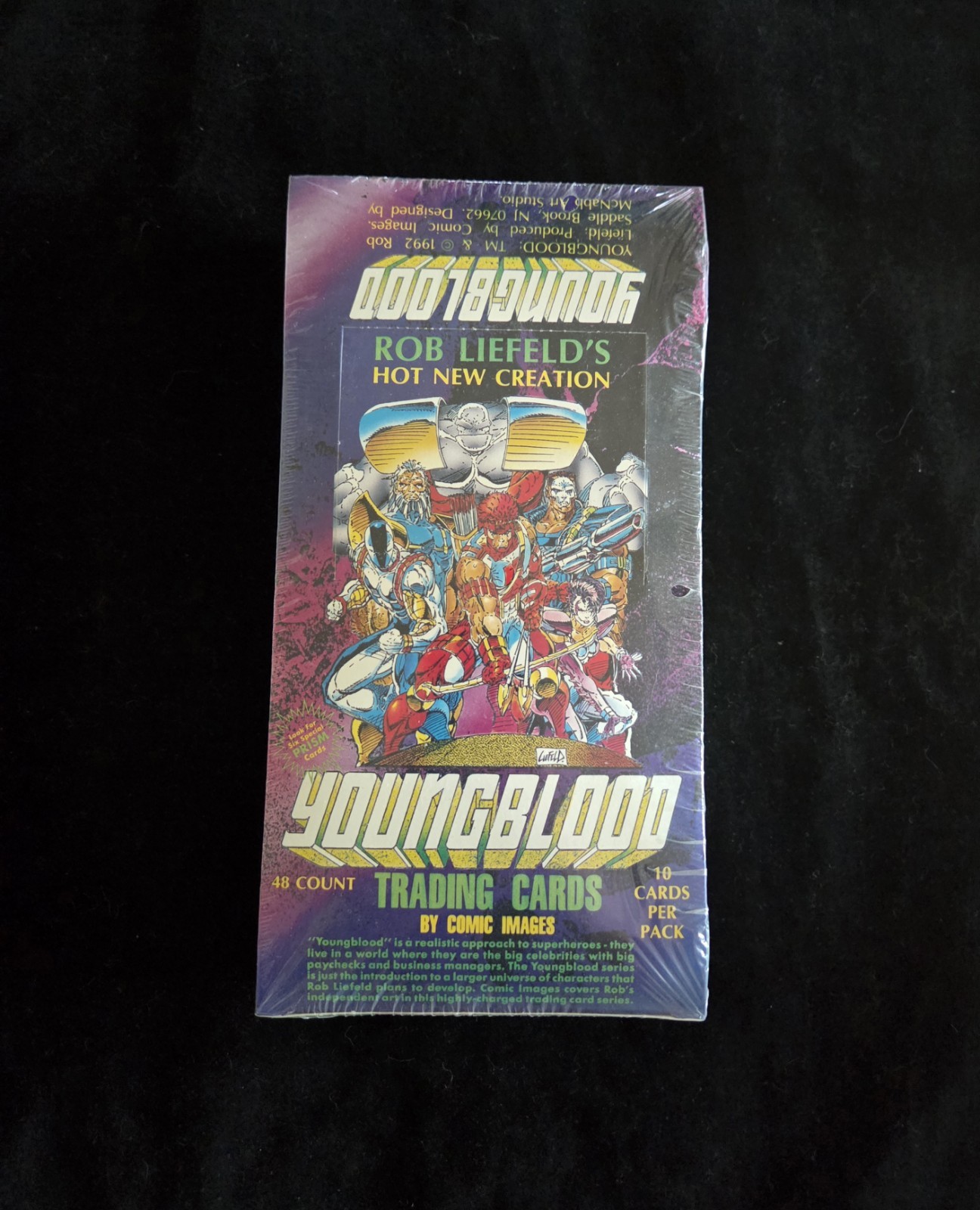 Youngblood Trading Cards Sealed Box 48 Packs Comic Images Rob Liefeld 1992 Youngblood Trading Cards Sealed Box 48 Packs Comic Images Rob Liefeld 1992