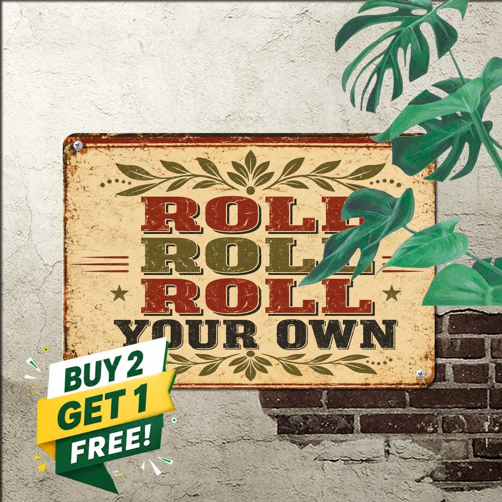 roll your own joint marijuana weed cannabis leaf