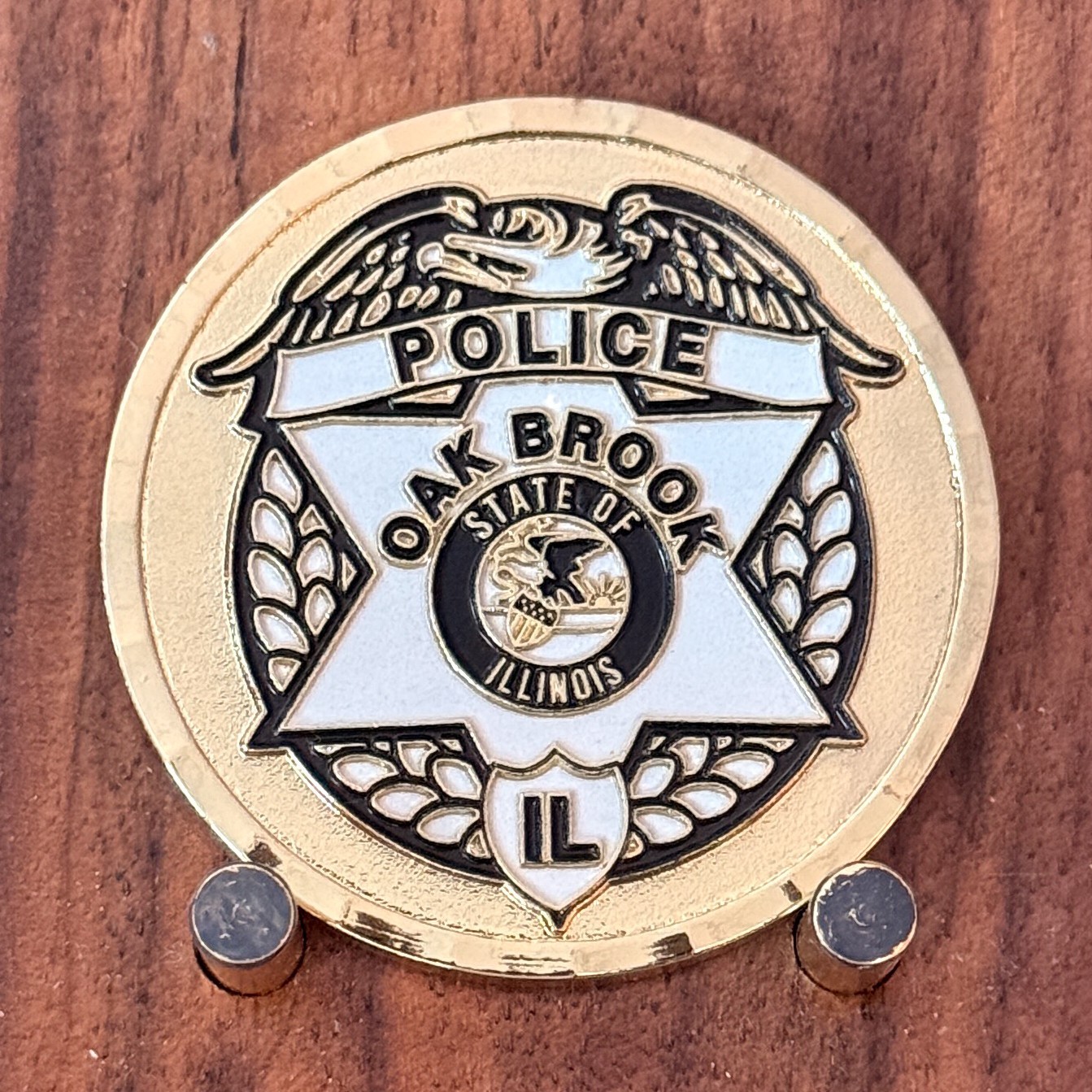 Oak Brook IL Police Sergeant Vel Torlo Team D 2024 Challenge Coin  W#20