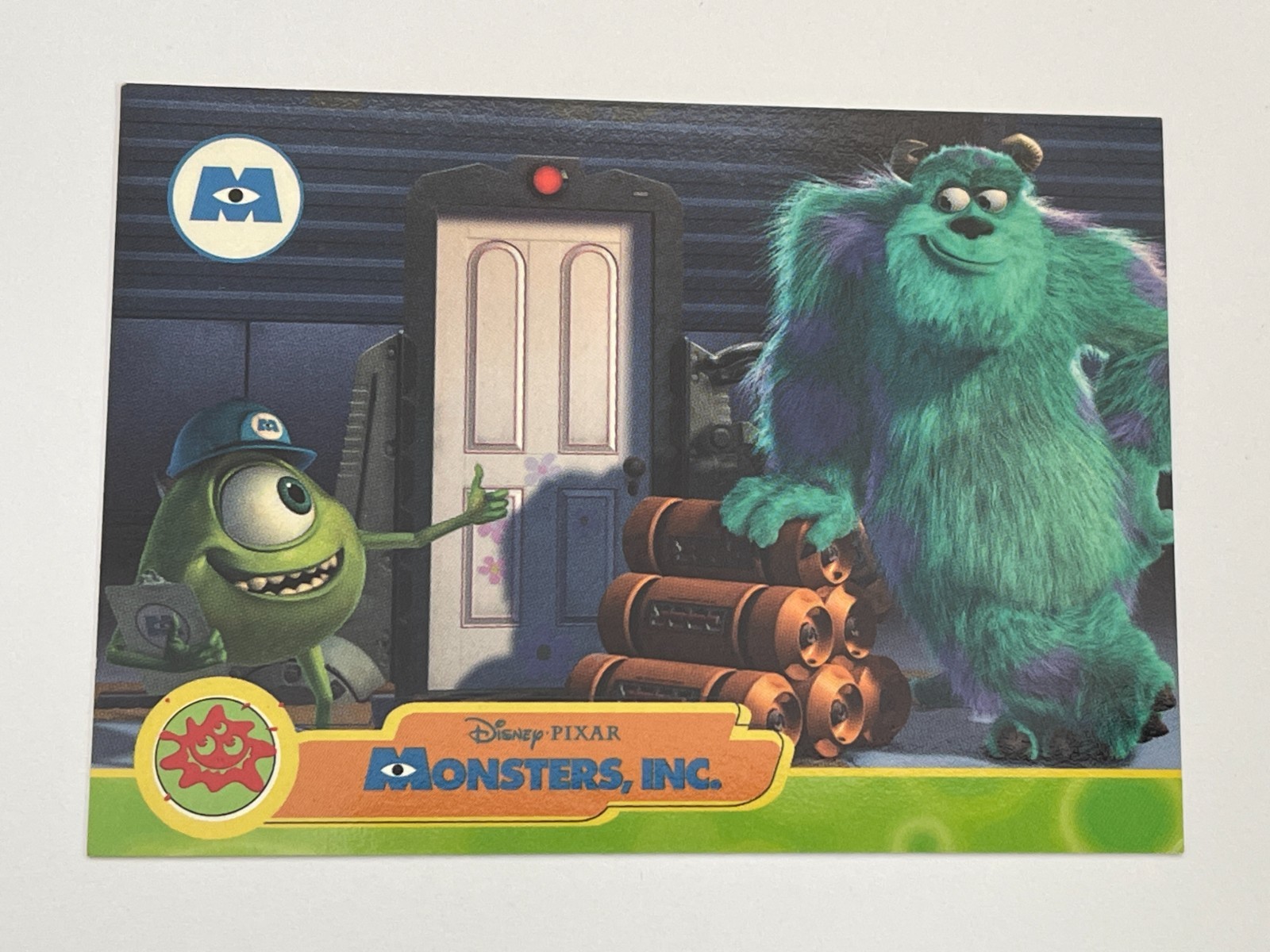 2001 Topps Disney Pixar Monsters Inc. Mike Wazowski & Sulley Promo #P1 2001 Topps Disney Pixar Monsters Inc. Mike Wazowski & Sulley Promo #P1