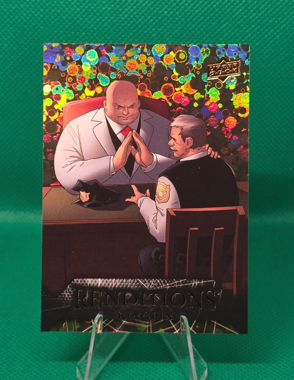 2024 UD Marvel Renditions Spider-Man #47 Kingpin Kraven Brown /10 2024 UD Marvel Renditions Spider-Man #47 Kingpin Kraven Brown /10