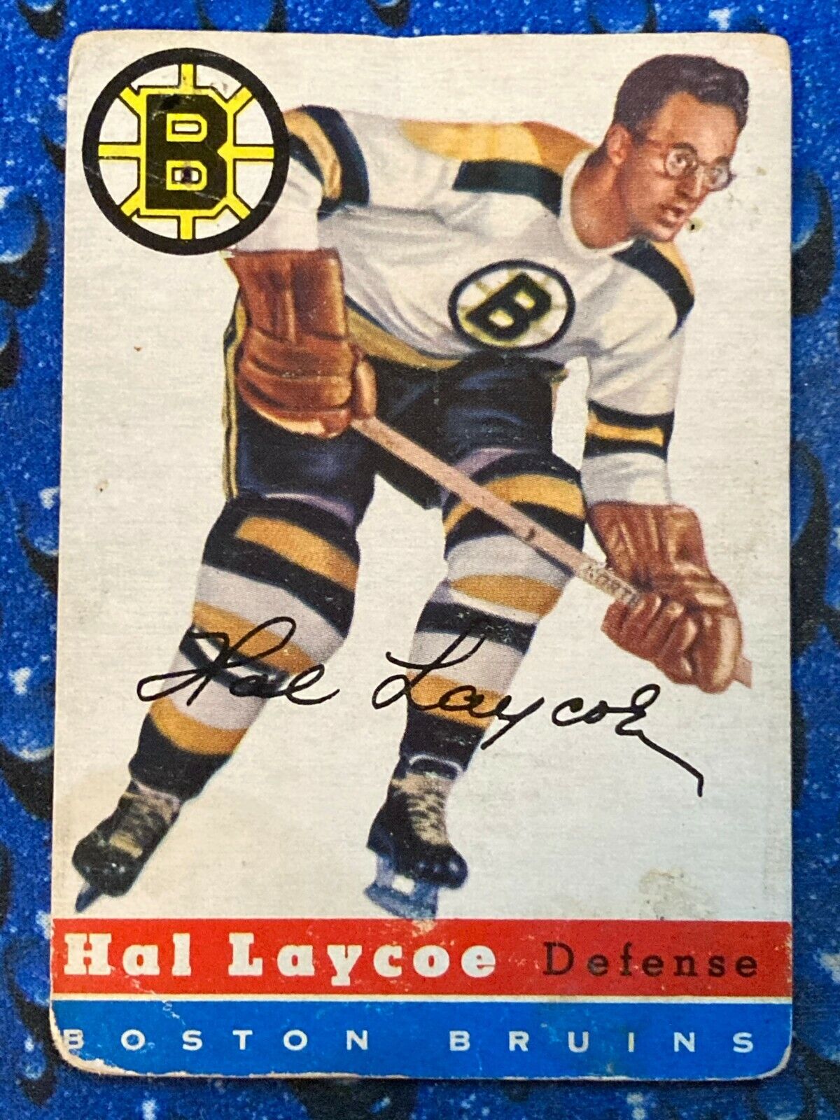 1954-55 Topps Hal Laycoe #38 READ DESCRIPTION