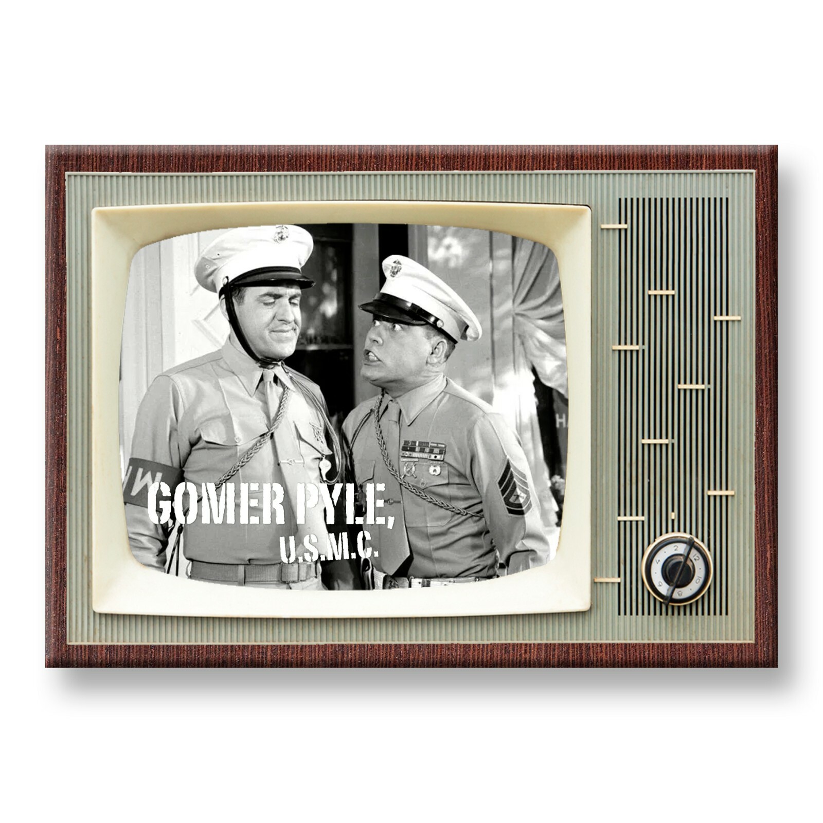 GOMER PYLE USMC TV Show Classic TV 3.5 inches x 2.5 inches FRIDGE MAGNET GOMER PYLE USMC TV Show Classic TV 3.5 inches x 2.5 inches FRIDGE MAGNET