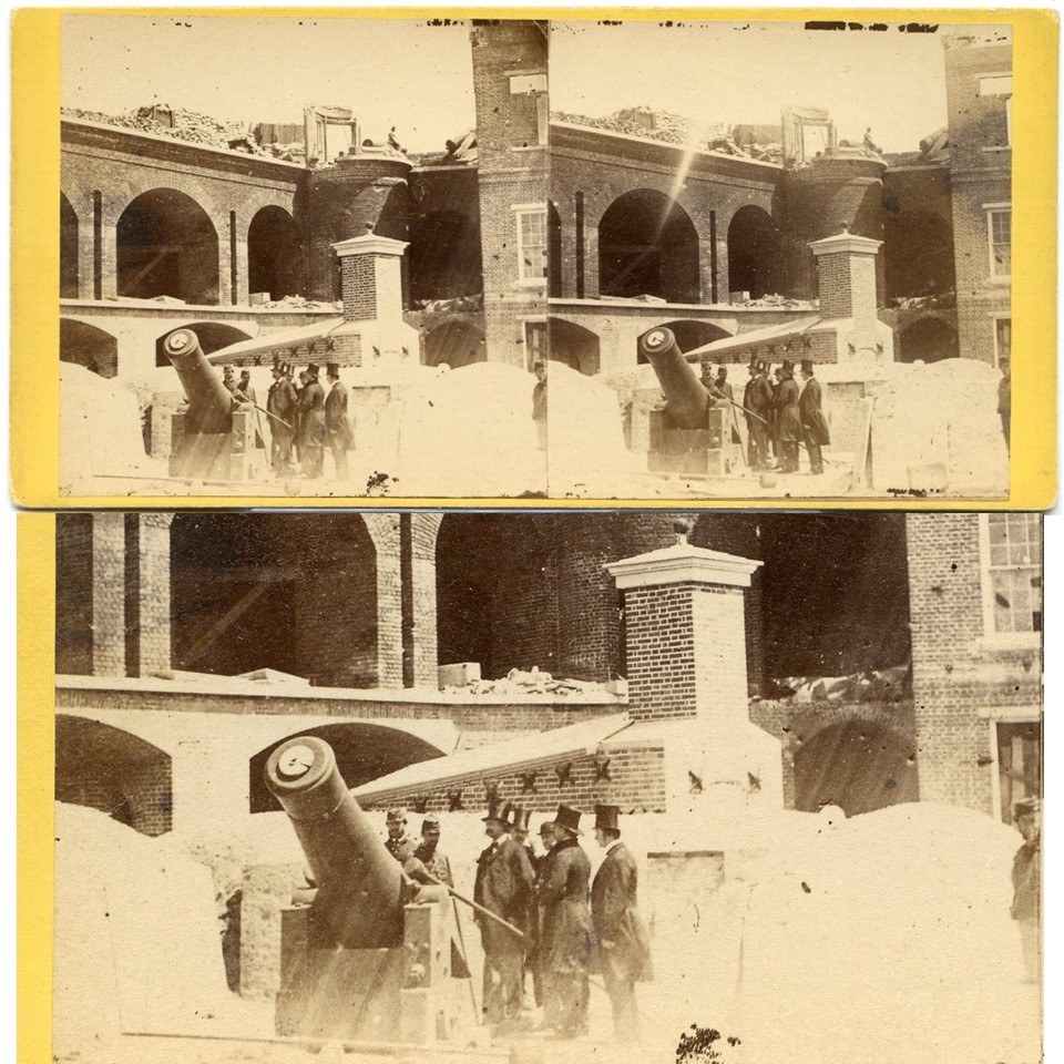 Civil War Charleston SC: Ft Sumter Wade Hampton etc Apr 1861 Osborn/Durbec CW270