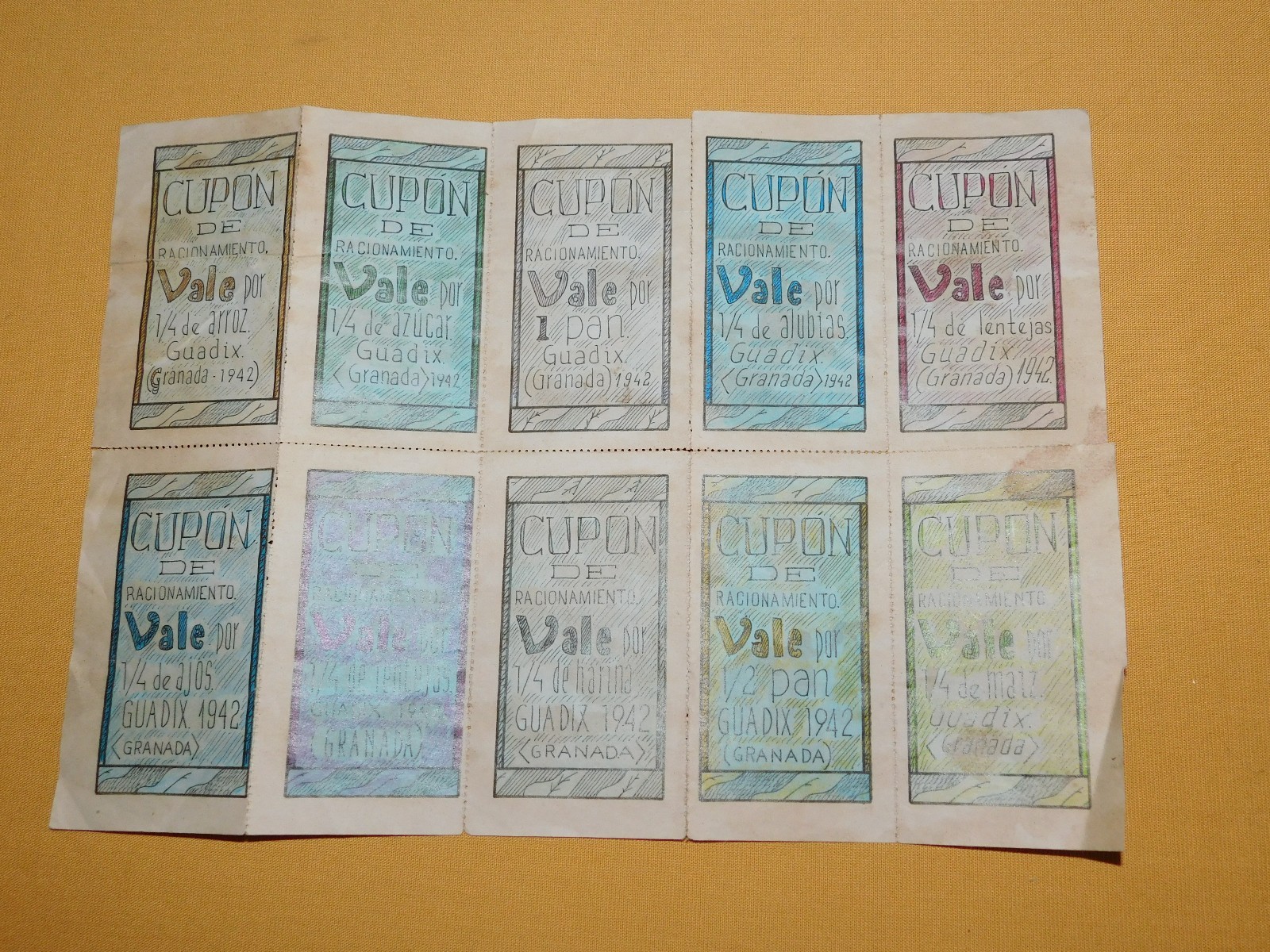 VINTAGE WWII GERMAN RATION COUPONS LEGION CONDOR VINTAGE WWII GERMAN RATION COUPONS LEGION CONDOR
