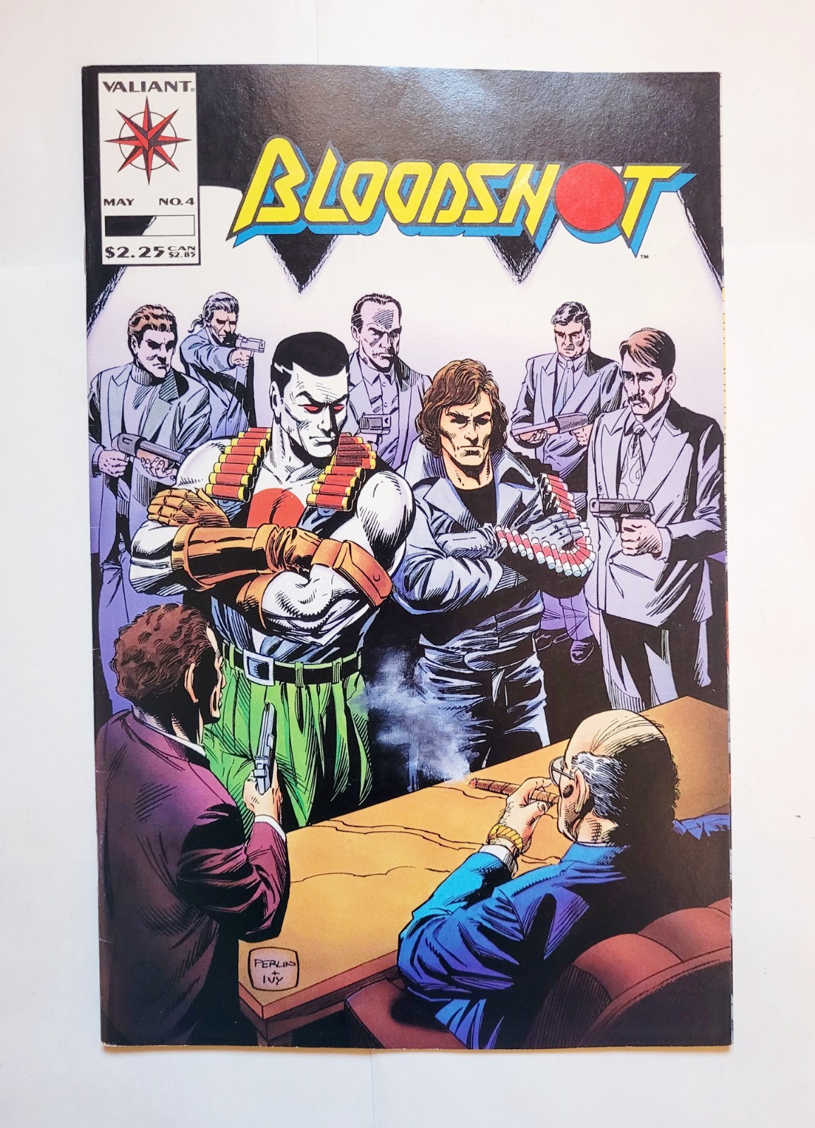 Bloodshot Vol 1 No 4 May 1993 Valiant Comic Book Vintage Bloodshot Vol 1 No 4 May 1993 Valiant Comic Book Vintage