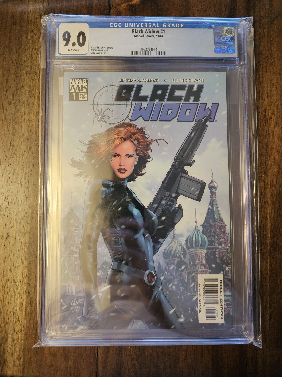 Black Widow #1 CGC 9.0 (2004) Greg Land Cover Marvel Comics MK