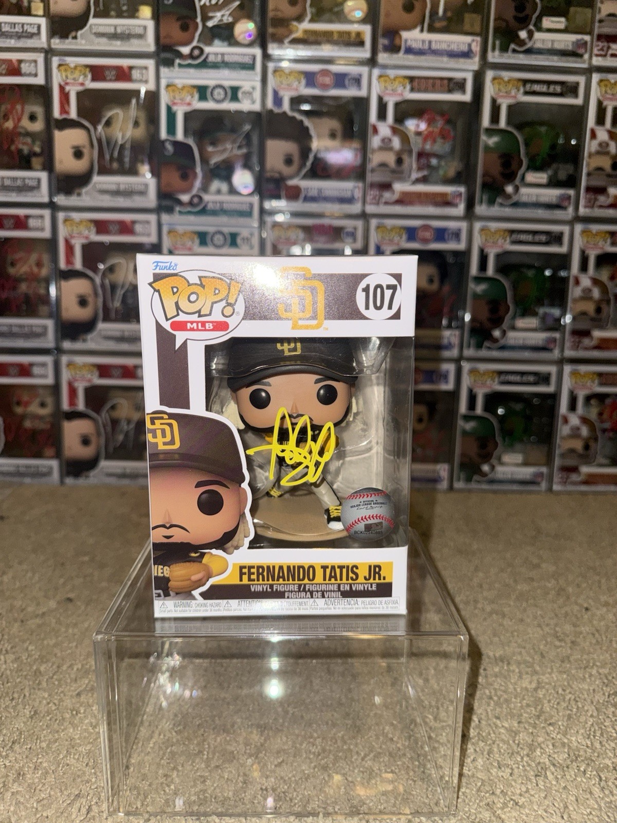 Fernando Tatis Jr. #107 San Diego Padres Signed/Autographed Funko Pop Authentic Fernando Tatis Jr. #107 San Diego Padres Signed/Autographed Funko Pop Authentic