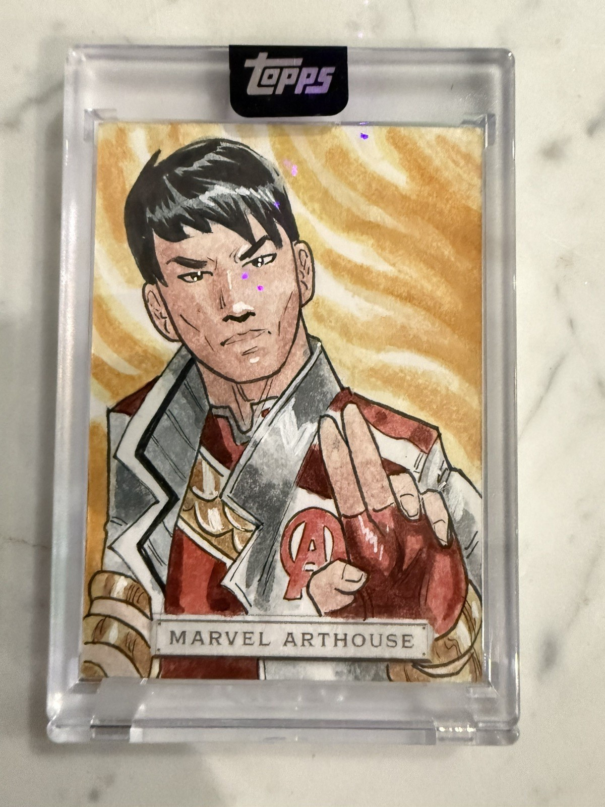 2025 Topps Marvel Arthouse Shang-Chi 1/1 Artist Sketch 