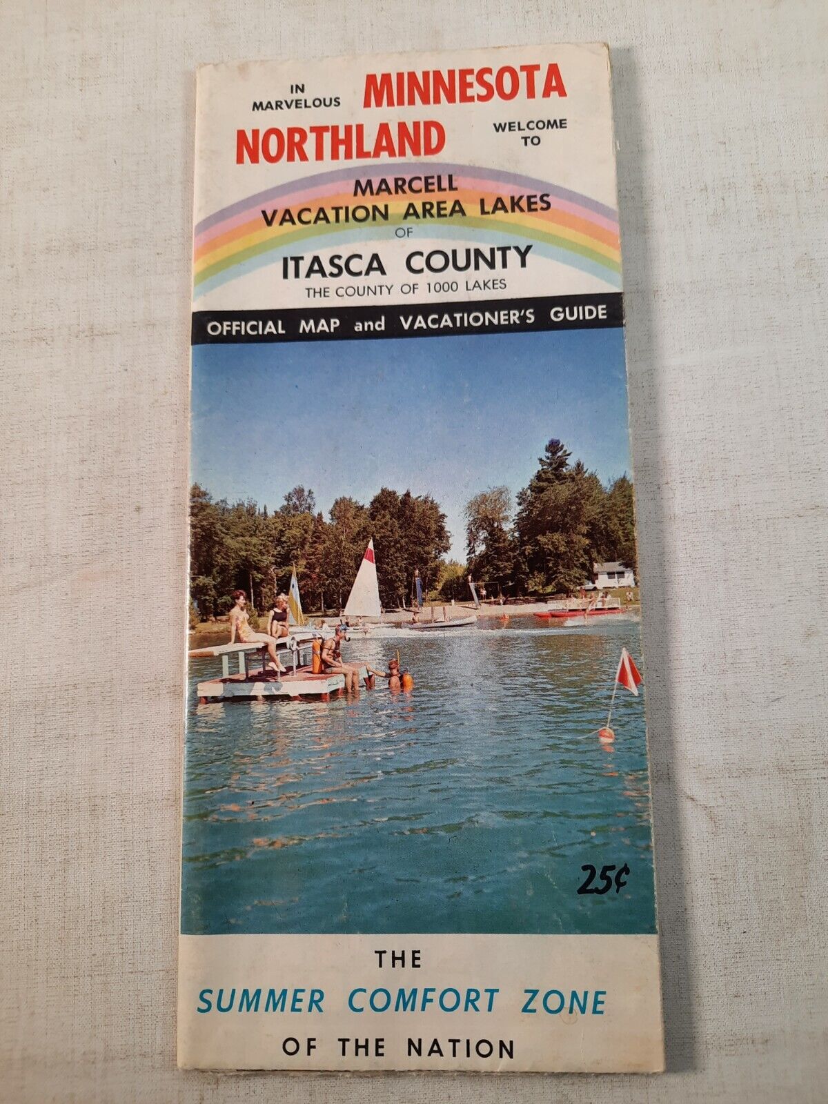 Vintage marcell area Minnesota Vacation Pamphlet