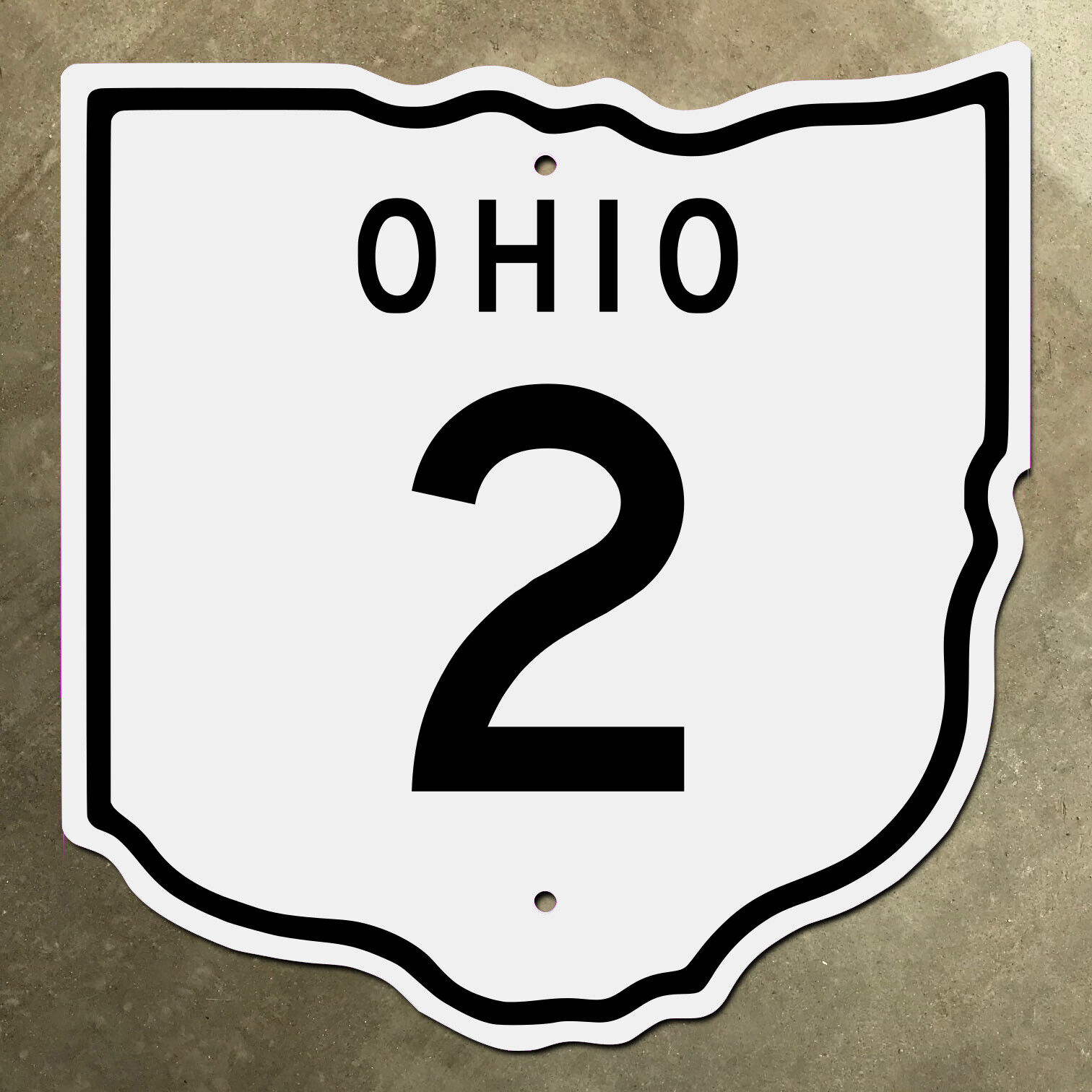 Ohio state route 2 Cleveland Lakeland Freeway highway marker road sign 12\