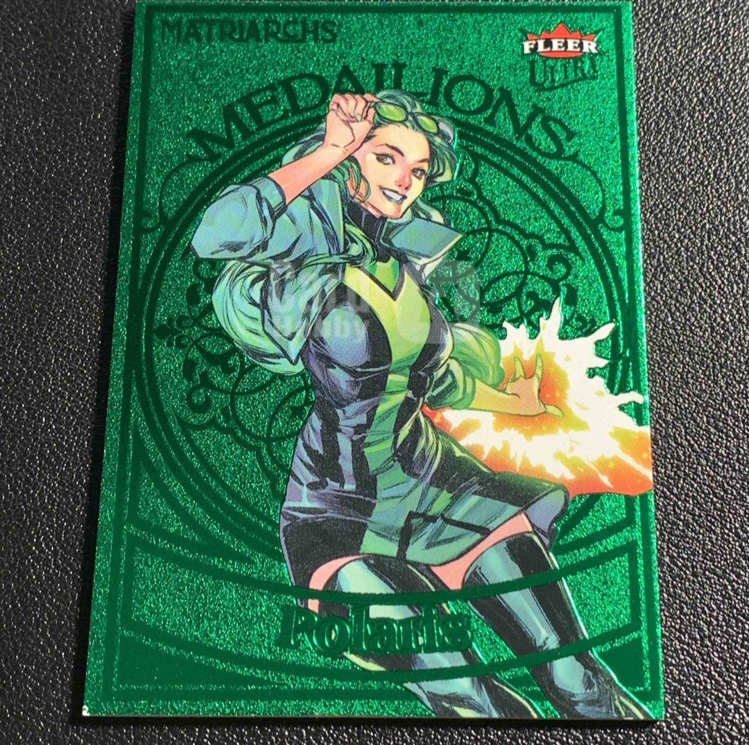 2024 Marvel Fleer Ultra Matriarchs Emerald Medallion /10 Polaris Colour Match 2024 Marvel Fleer Ultra Matriarchs Emerald Medallion /10 Polaris Colour Match