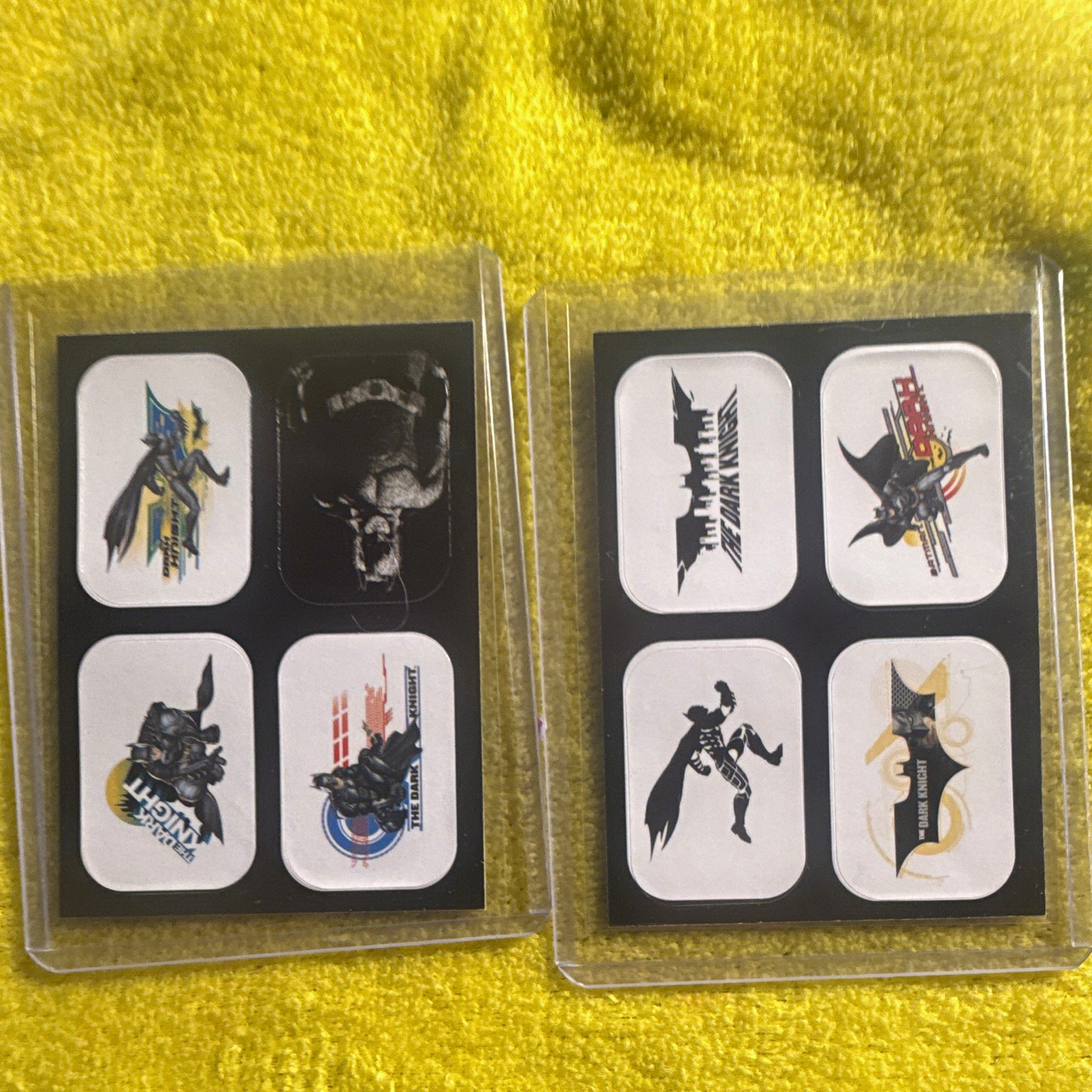IWG 2008 Batman The Dark Knight 2-Card Sticker Lot #175 #176 Joker IWG 2008 Batman The Dark Knight 2-Card Sticker Lot #175 #176 Joker