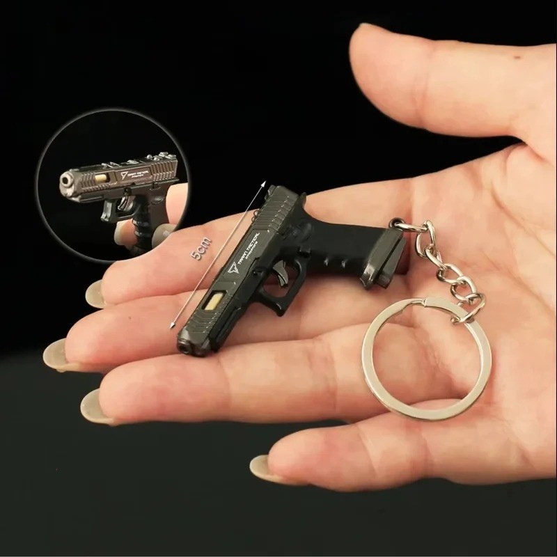 G.34 Keychain, Mini Pistol Keychain, Metal Gun Keychain for Man,Son,Collector G.34 Keychain, Mini Pistol Keychain, Metal Gun Keychain for Man,Son,Collector