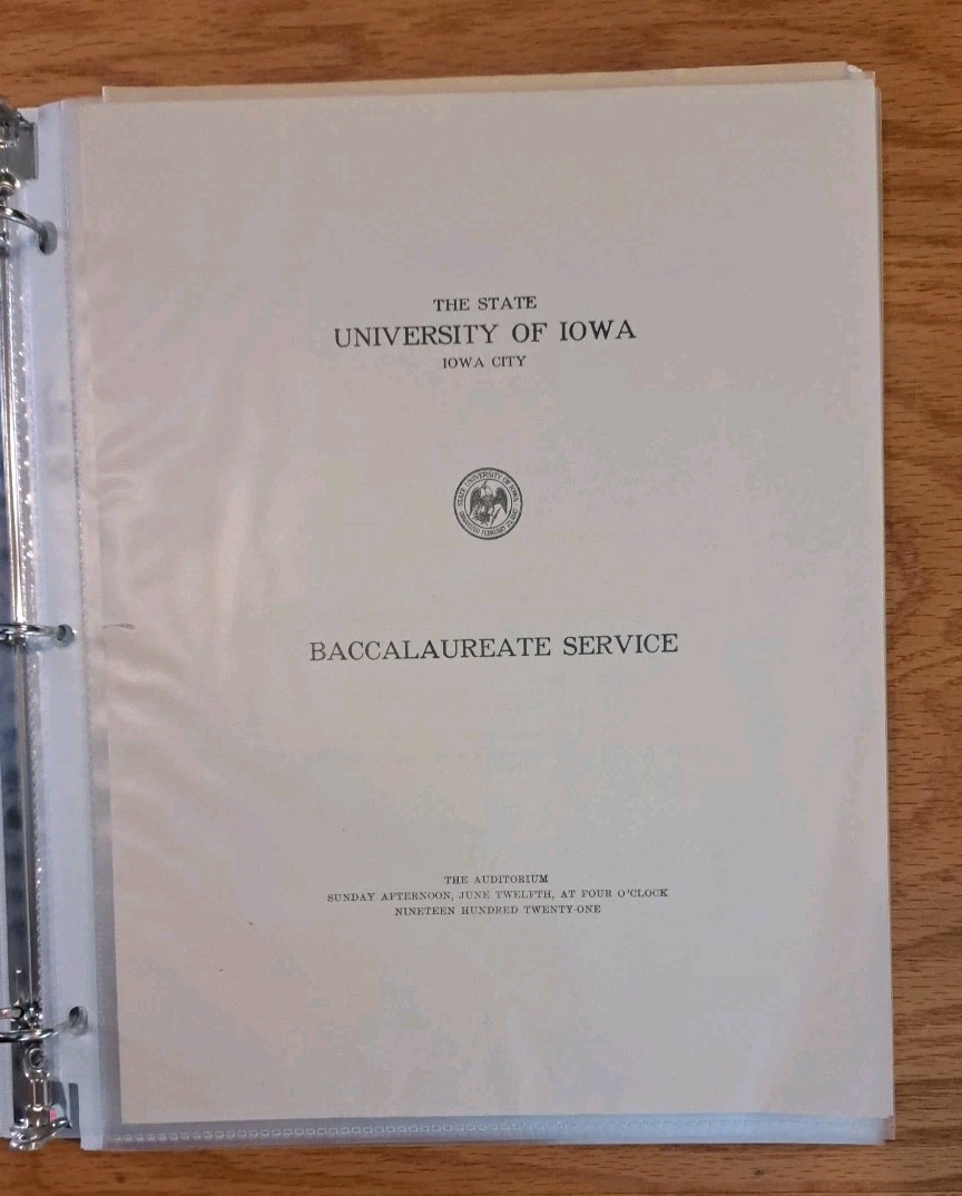 University of Iowa History Documents Lot of 12 Years 1921 - 1954 Iowa City IA University of Iowa History Documents Lot of 12 Years 1921 - 1954 Iowa City IA
