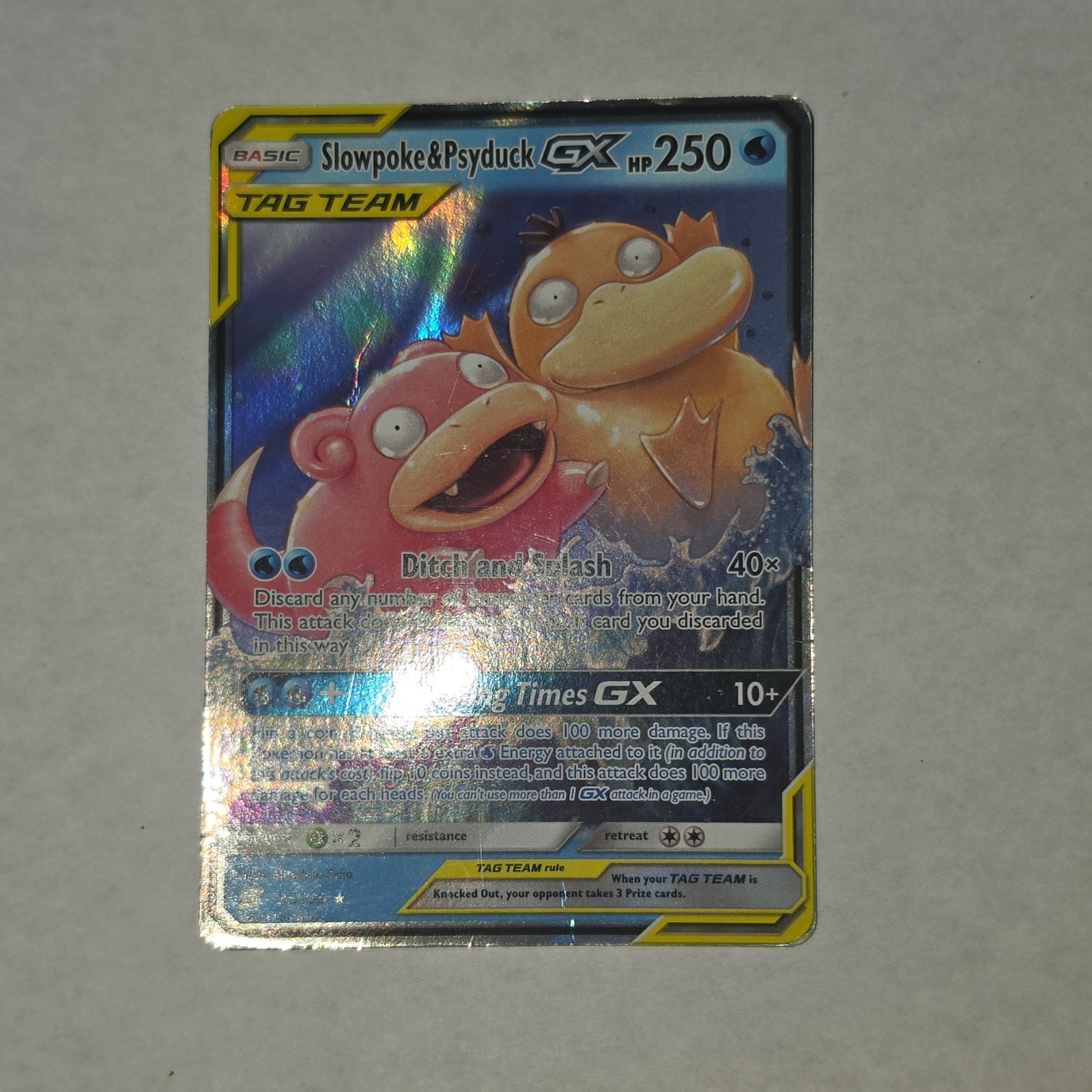 SM - Unified Minds #35/236 Slowpoke & Psyduck GX SM - Unified Minds #35/236 Slowpoke & Psyduck GX