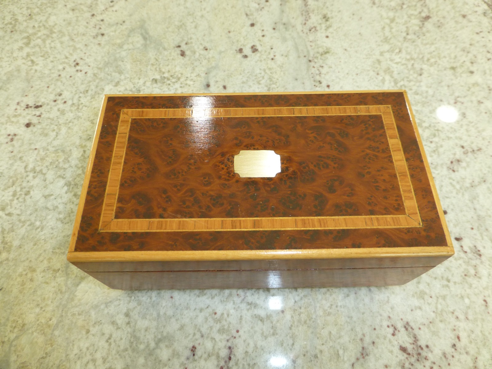 Vintage Swiss LADOR Music Box Plays 2 Songs  Swiss Wooden Musical Jewelry Box